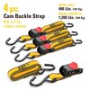 Cat 4 Piece Cam Buckle Strap Set with Soft Loops - 6' x 1 Inch (400/1200) 980072N